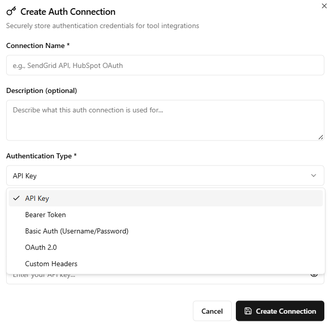 Security Authentication Options
